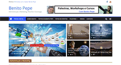 Desktop Screenshot of benitopepe.com.br